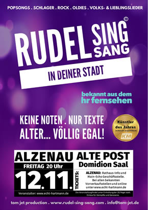 2 G Rudel Sing Sang in Alzenau